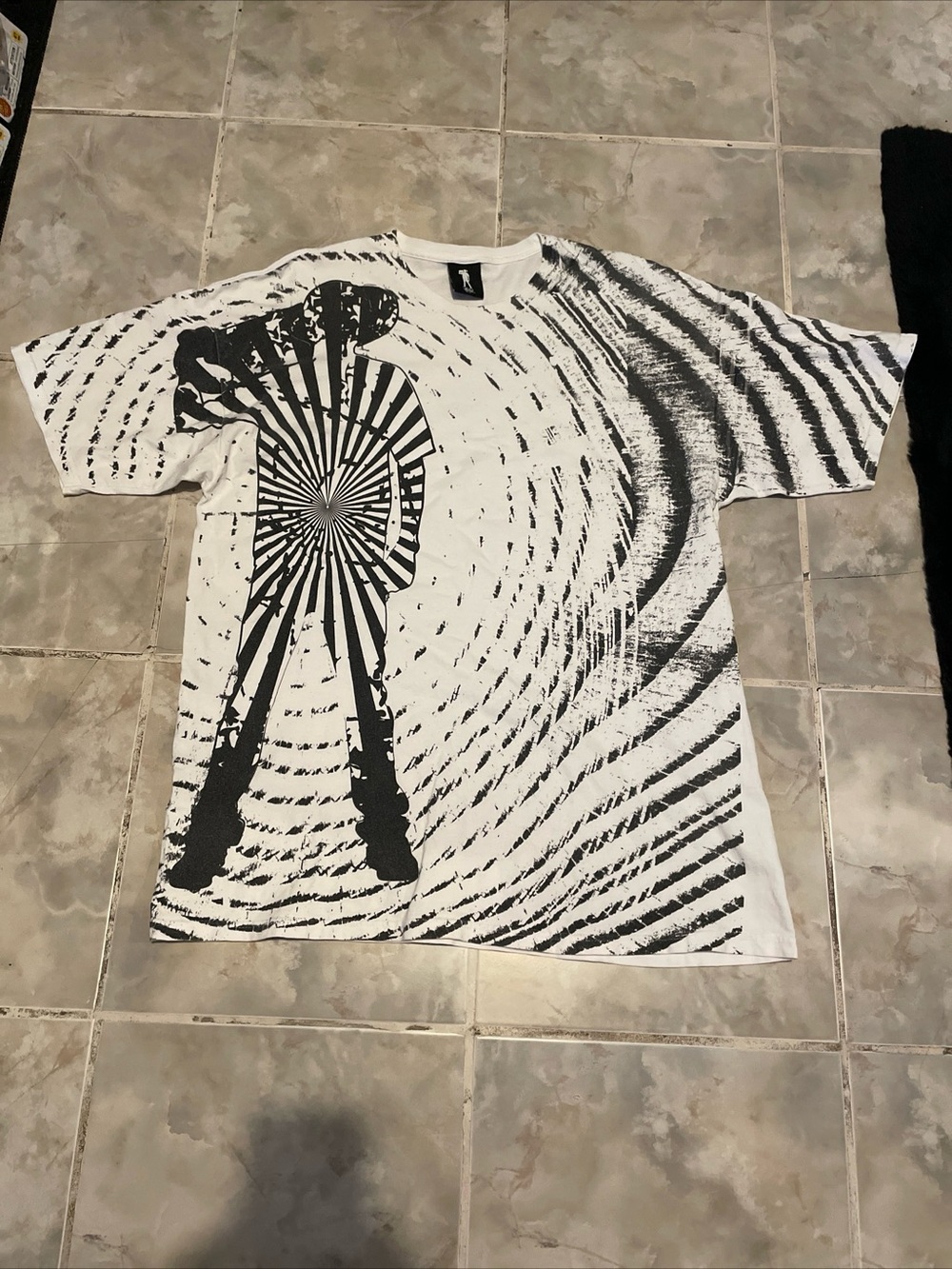 Vintage Y2K Ryan Sheckler Skatebaording AOP Grunge Punk T-Shirt SZ XL